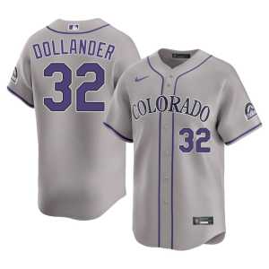 Mens 2026-27 Gray Chase Dollander #32 Rocks Jerseys 798919-846 - Image 1