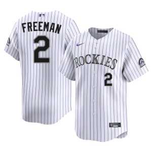 Mens Game COL White Tyler Freeman #2 Jersey 607766-822 - Image 1